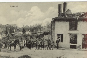 Feldpostkarte Erster Weltkrieg Apremont