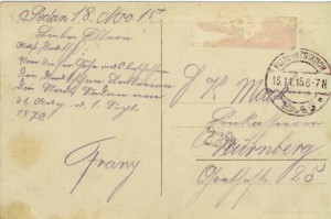 Feldpostkarte Erster Weltkrieg Sedan-Torcy