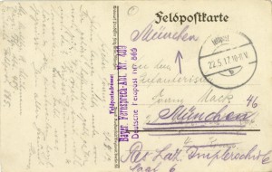Feldpostkarte Erster Weltkrieg Kriegsanleihe