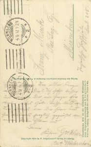 Feldpostkarte Erster Weltkrieg Morgenstunde