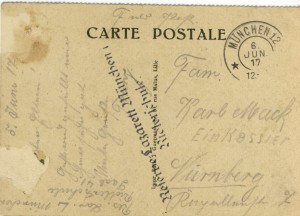 Feldpostkarte Erster Weltkrieg Souchez