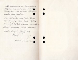 Brief Albert Schorer 03.01.1918 02