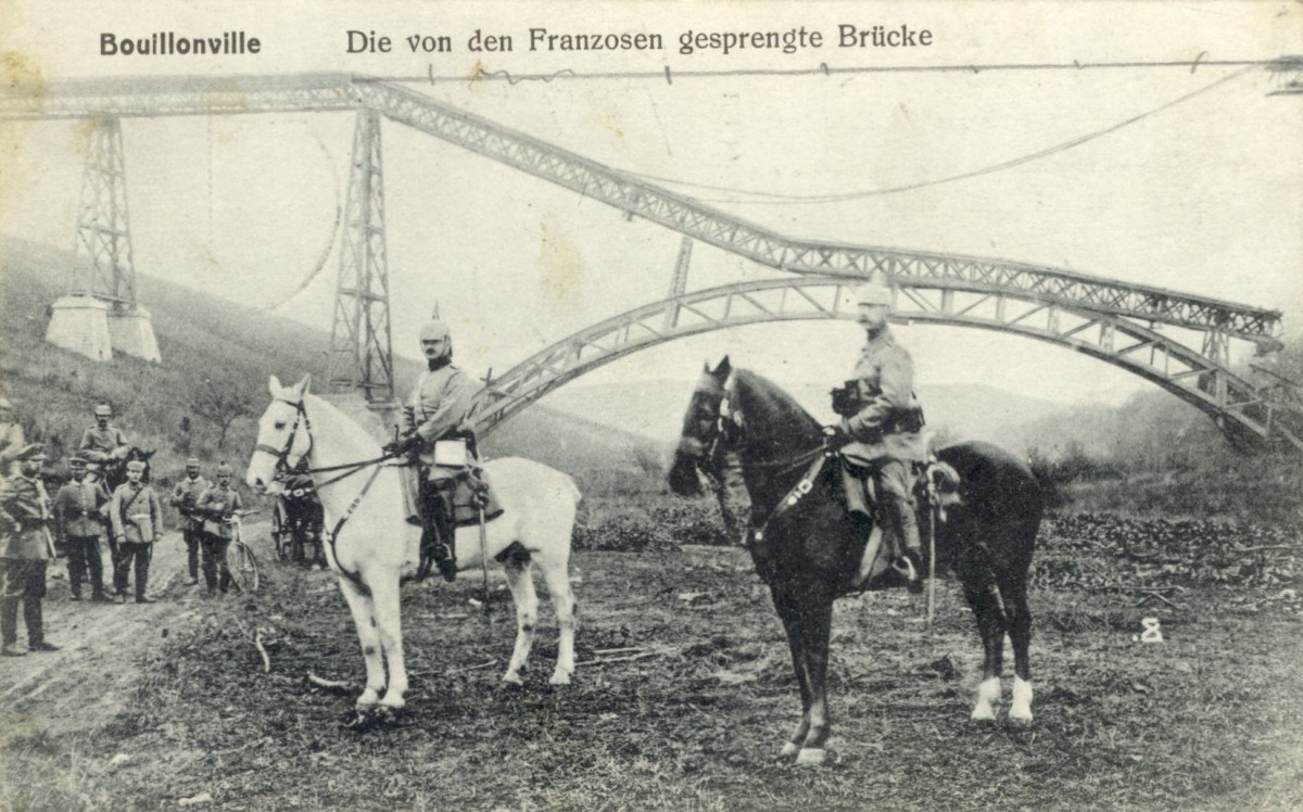 Feldpostkarte Erster Weltkrieg Bouillonville