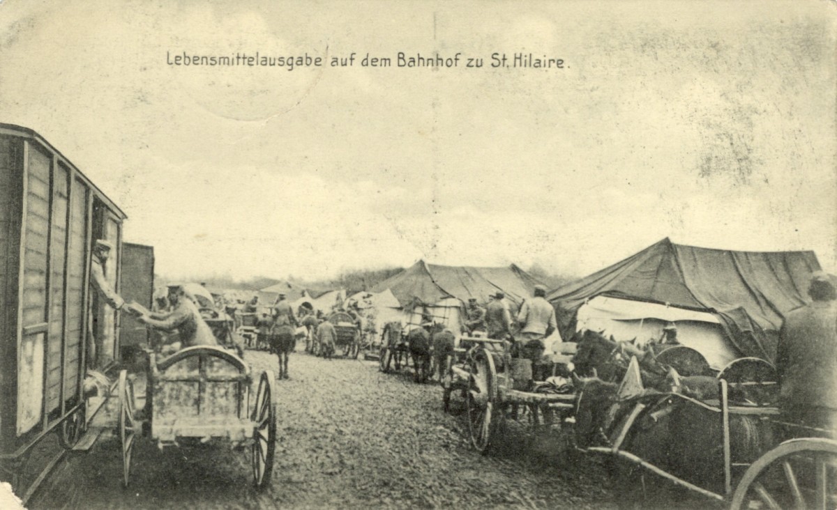 Feldpostkarte Erster Weltkrieg St. Hilaire
