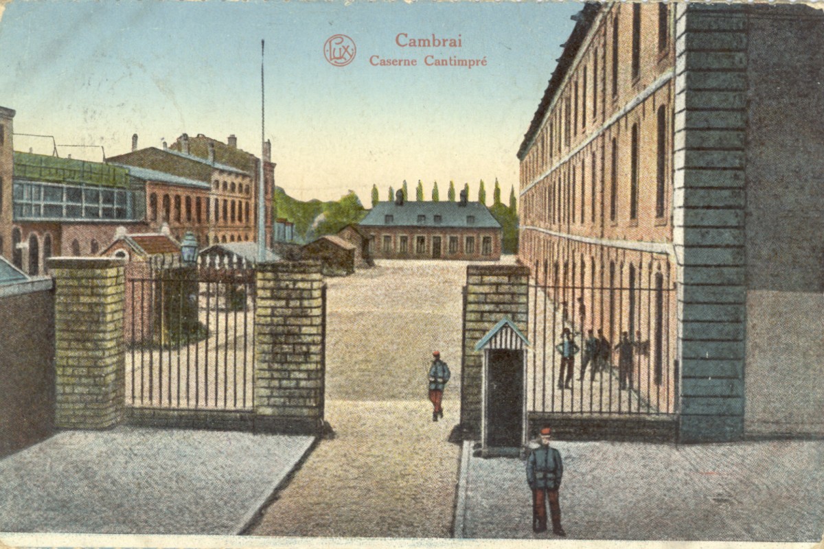 Feldpostkarte Erster Weltkrieg Cambrai