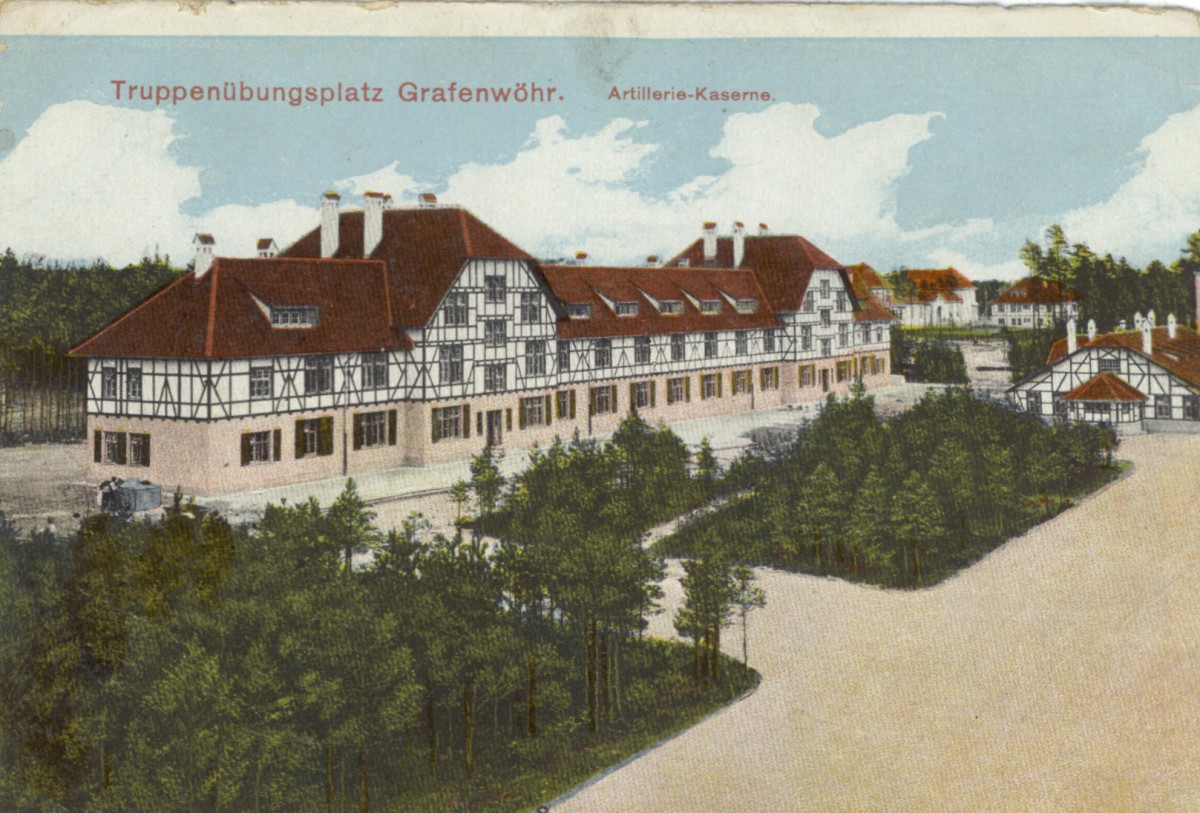 Feldpostkarte Erster Weltkrieg Grafenwöhr
