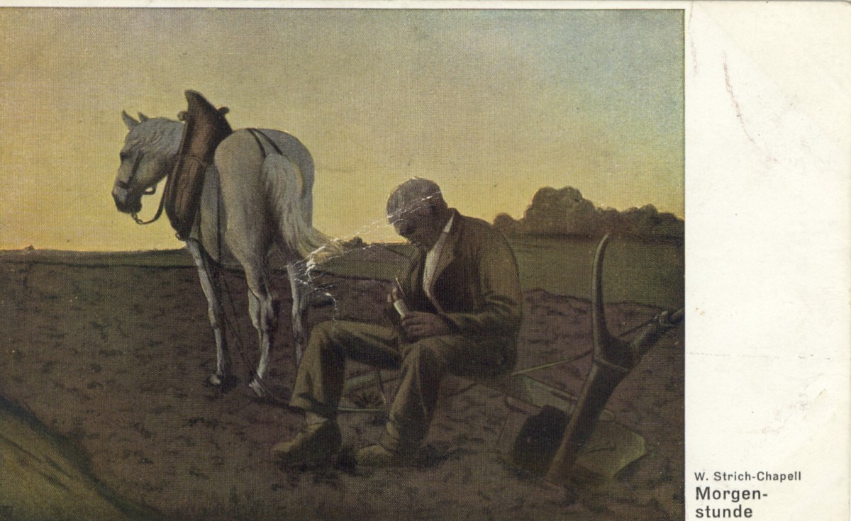 Feldpostkarte Erster Weltkrieg Morgenstunde